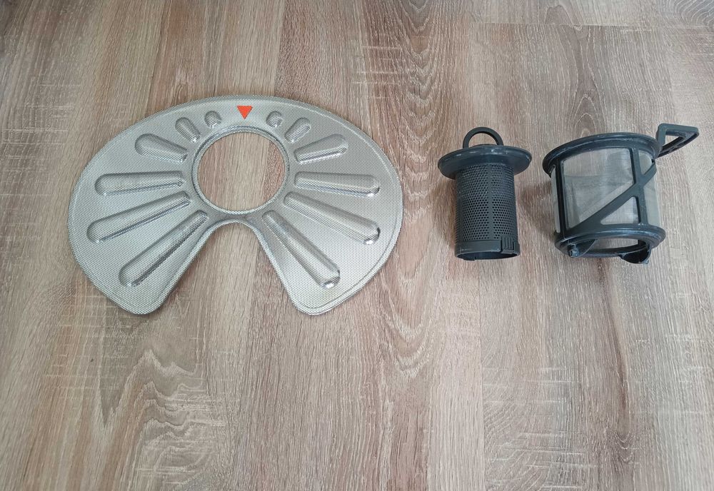 FILTRY do zmywarki Electrolux zgrubny + mikrofiltr + metalowy Komplet
