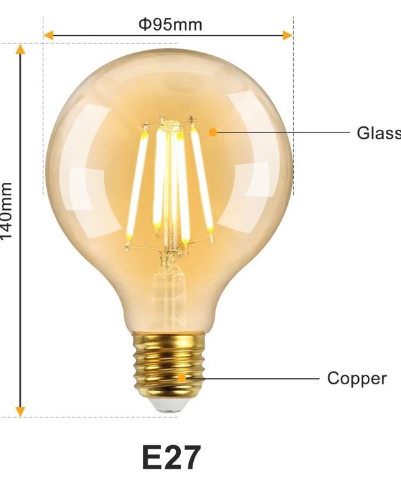 Żarówka ENUOTEK Edison E27 Vintage