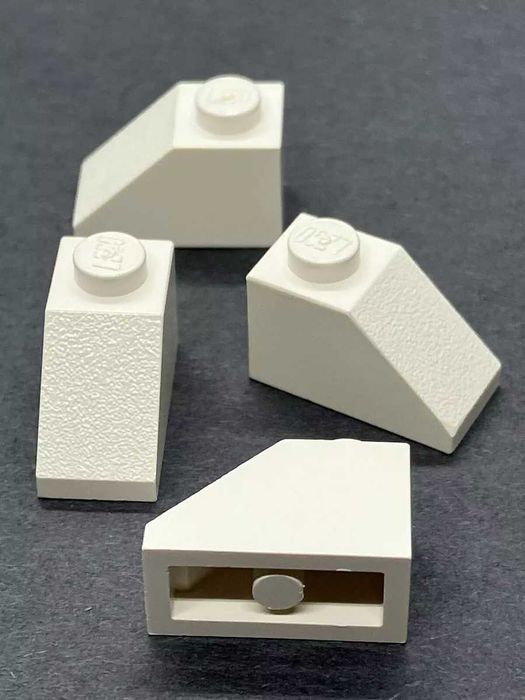 LEGO Skos 45 2x1 biały 3040