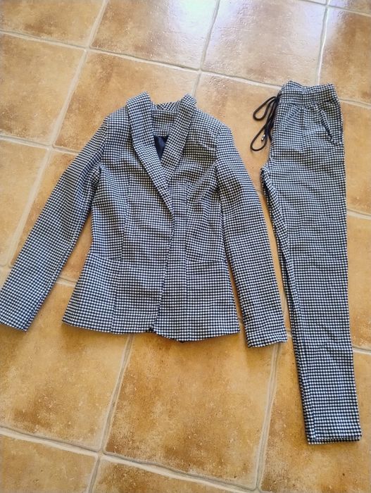 Garnitur M 38 garsonka komplet kombinezon marynarka elegancka