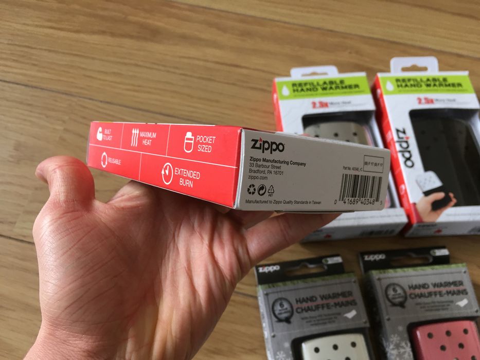 Грелки Zippo Hand Warmer 6, 12 Hours, каталитические, для рук