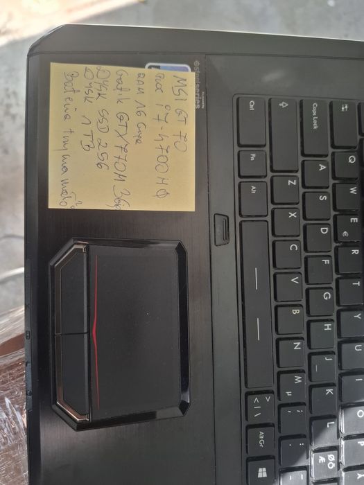 Laptop msi M179e 8g.16 ram