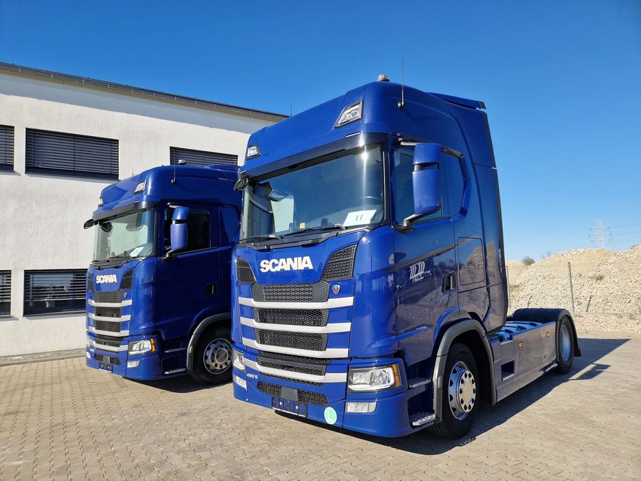 Scania S450/ 2021r/ KLIMA POSTOJOWA/ LEDY/ SERWIS NIEMCY/ ZŁOTY KONTRAKT  S450/ 2021/ Baki 1400L/ Ledy/ Klima Postojowa