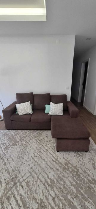 Sofá 3 lugares c/ chaise long