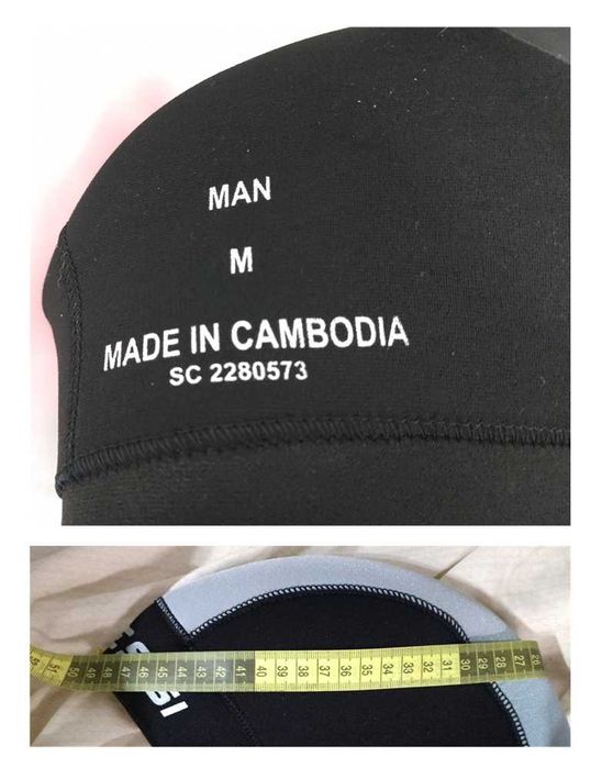 Cressi Castoro Plus Capuz mergulho Tam M (113)