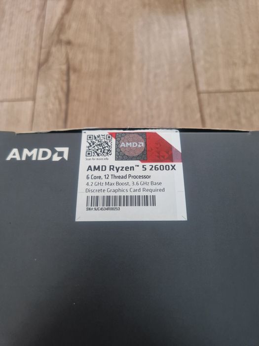 Procesor AMD Ryzen 5 2600X wersja BOX