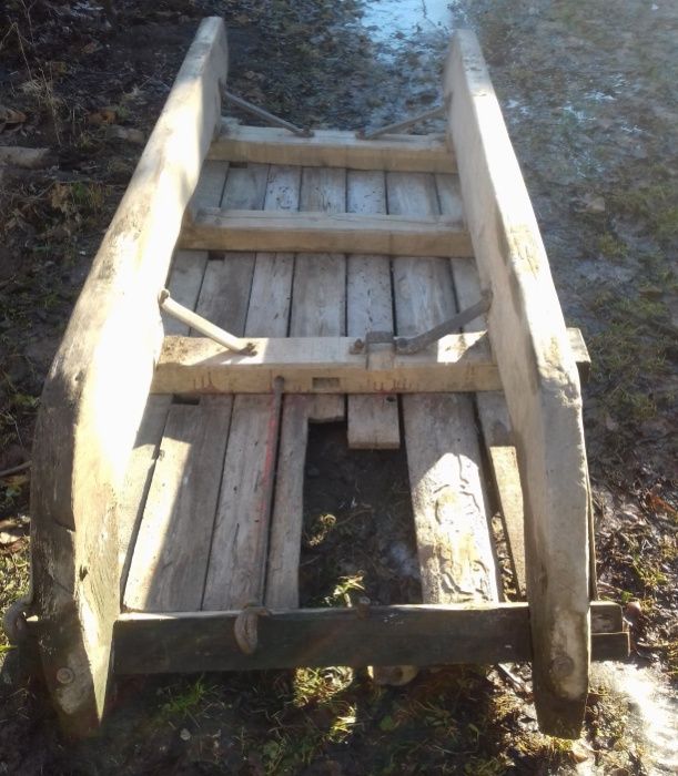 Сані дерев"яні легкі високі