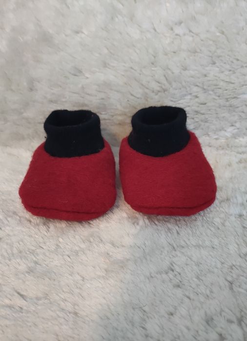 Kapcie niechodki wełna 16 10cm Laannaland