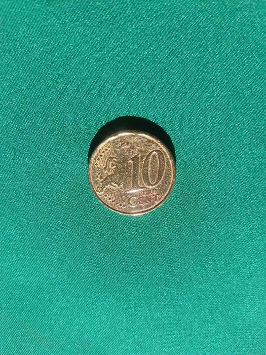 Moeda 0,10€ com Defeito