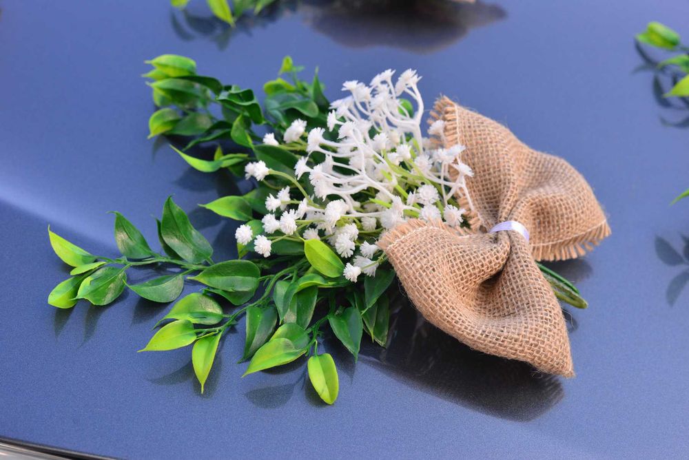 POLSKI PRODUCENT Dekoracja samochodu na samochód do ślubu 307