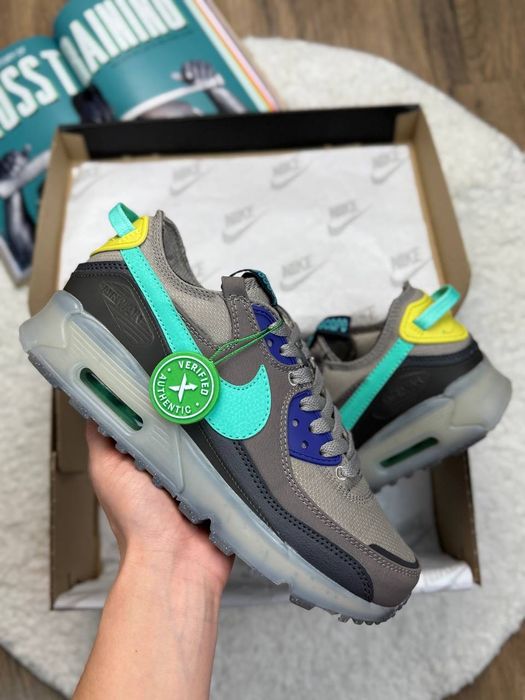 ТОП! Nike Air Max 90 Terrascape Beige Black Mint 39 - 45 найк аір макс