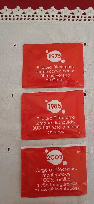 Pacotes Açúcar Buondi-Alfacreme 50 anos