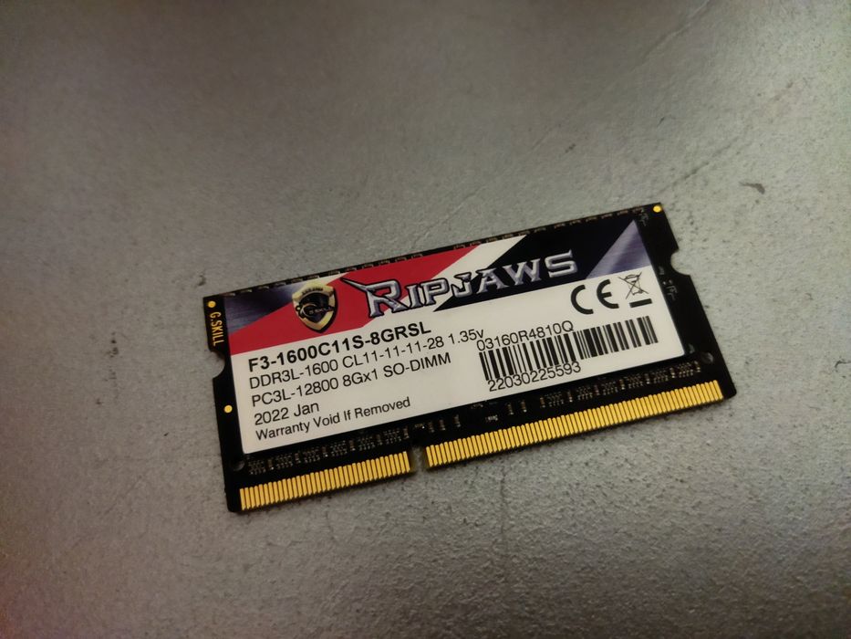 Mem%C3%B3ria+RAM+SO-DIMM+G.SKILL+Ripjaws+8GB+%281x8GB%29+DDR3L-1600MHz+CL1164564047260930120