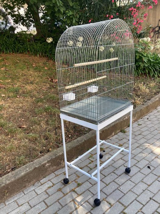 NOVO - Gaiola ZINCADA Redonda de 80cm para PAPAGAIO
