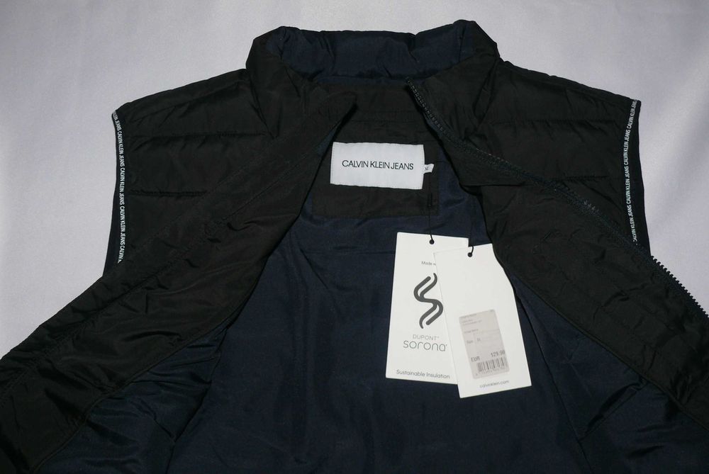 Bezrękawnik Kamizelka Calvin Klein Jeans oryginalna czarna  r.   M  XL