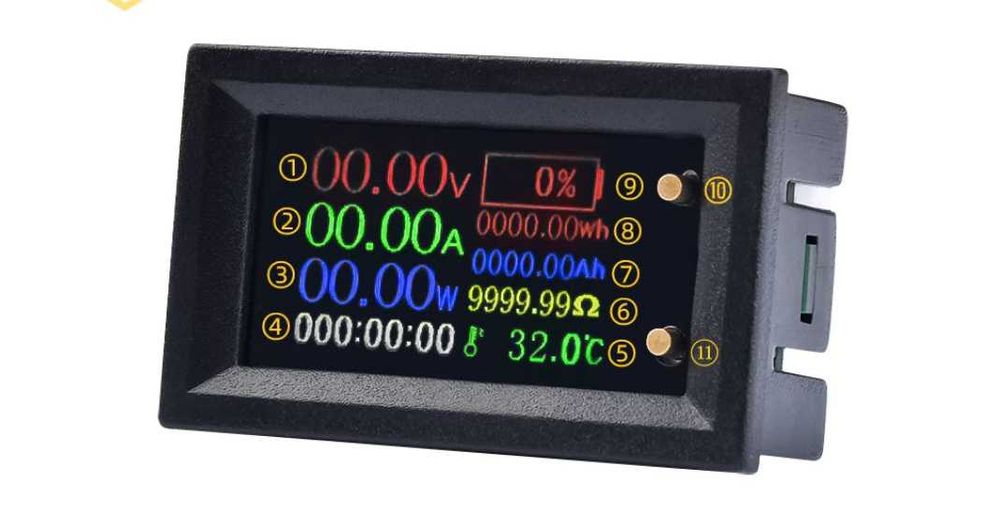 ВаттАмпер метр DC120V 20A новий
