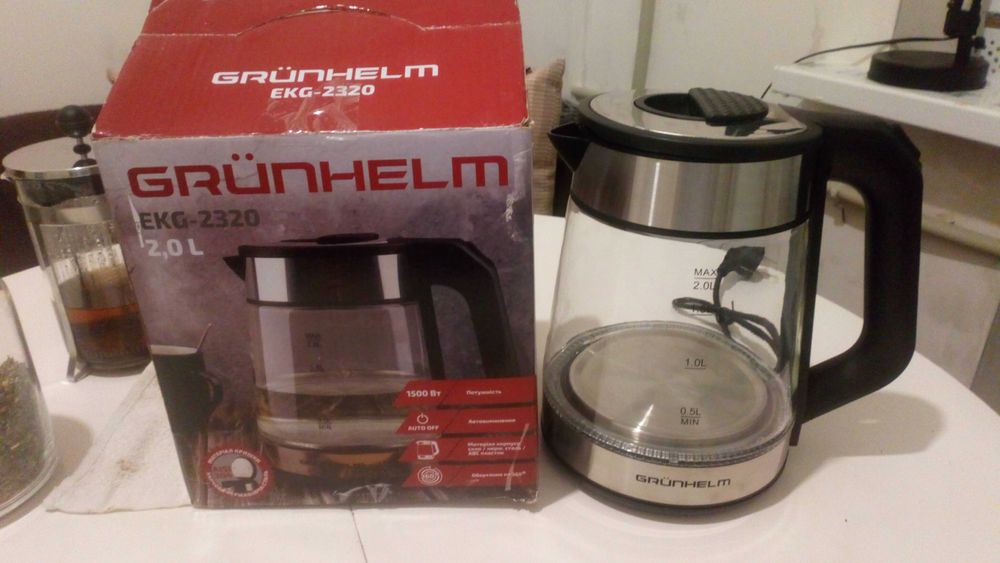 Электро чайник электрический чайник Grunhelm ekg -2320