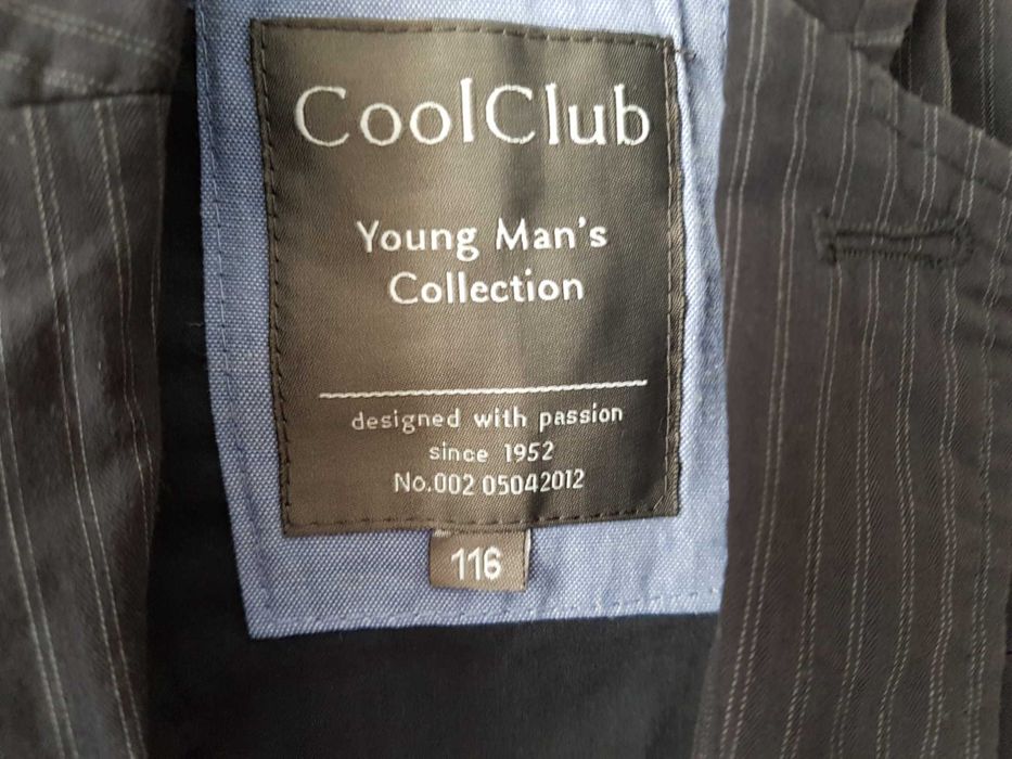 marynarka chłopięca r. 116 / 6 - 9 lat cool club