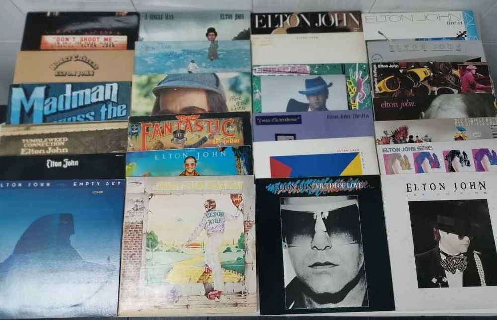 Discografias: ELTON JOHN Cat Stevens ROD STEWART Elvis Costello CLIFF