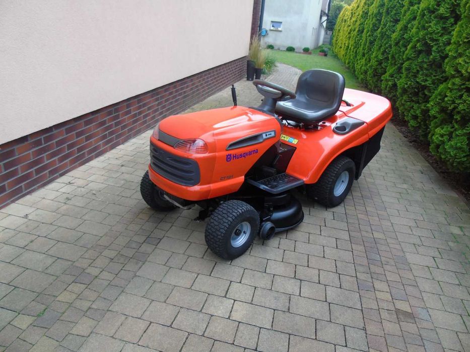 Traktorek kosiarka HUSQVARNA CT 180  19 KM z pompą kosz PO SERWISIE
