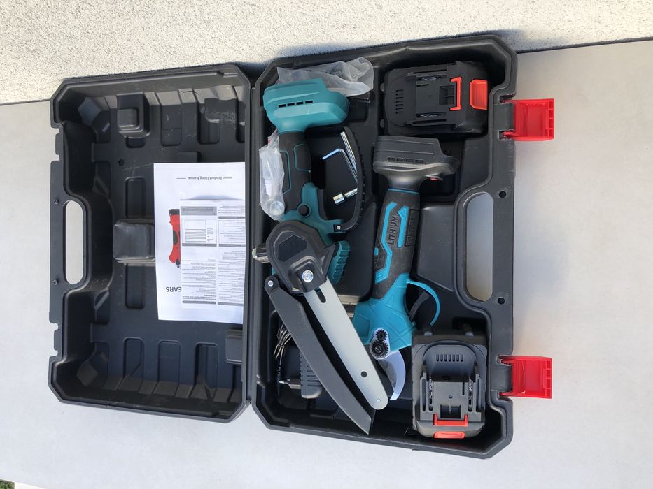 аккумуляторная пила 2в1 секатор акумуляторний набір 2 АКБ