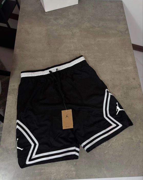 Męskie spodenki w stylu Jordan Diamond – czarne, rozmiar M