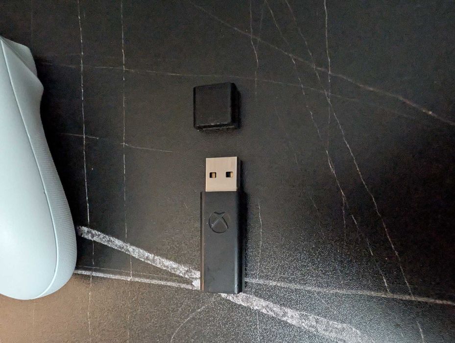 Kontroler Xbox Series z modyfikacją TMR | PAD | GAMEPAD | ONE | MOD X-BOX TMR-K Silver+ Adapter MICROSOFT Wireless USB Xbox One