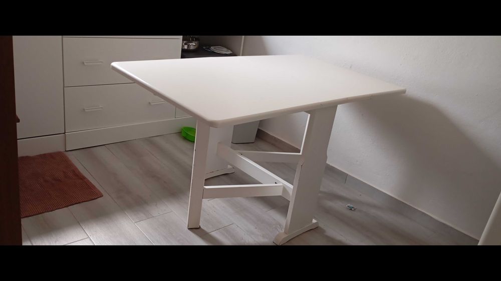 Mesa Holandesa Retangular Branca