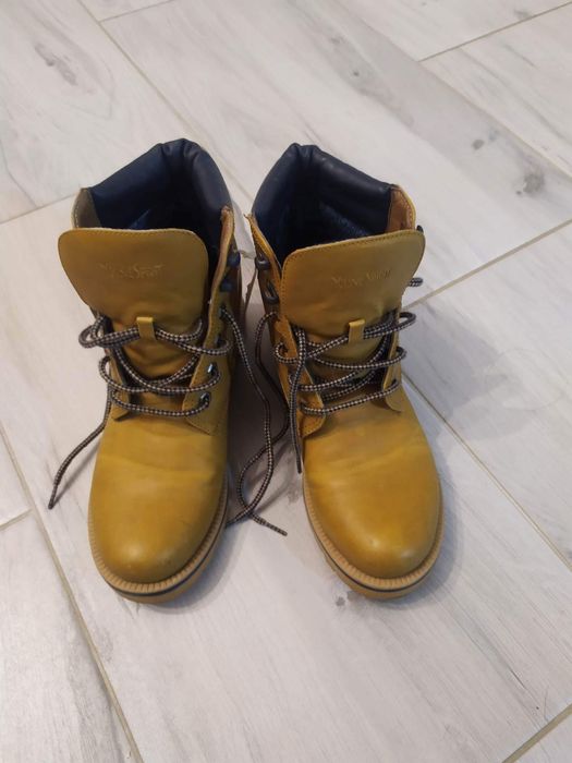 Buty trzewiki wiązane unisex, 38