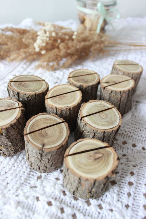 ROBINIA AKACJA rustykalne drewniane winietki krążki podstawki plaster