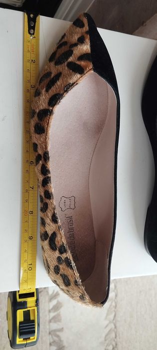 Sapatos Café Brasil novos padrão tigresa e preto