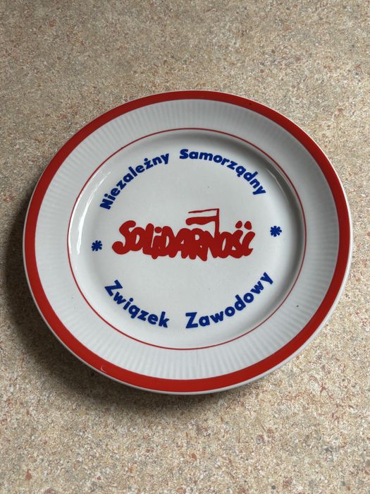 Talerz okolicznościowy Solidarność Chodzież 2szt
