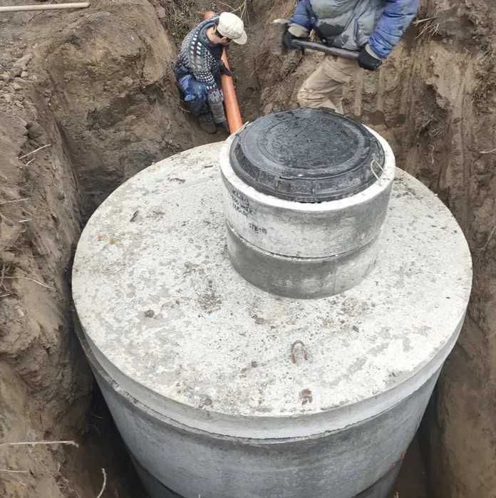 ПІД КЛЮЧ ! Копання Каналізації Септики З бетону Септики Кільця Бетонні Круги Квадрати Кришки ТРАНШЕЇ