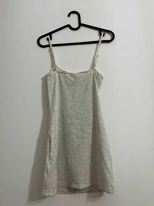 H&M Basic długi top na ramiączkach XS