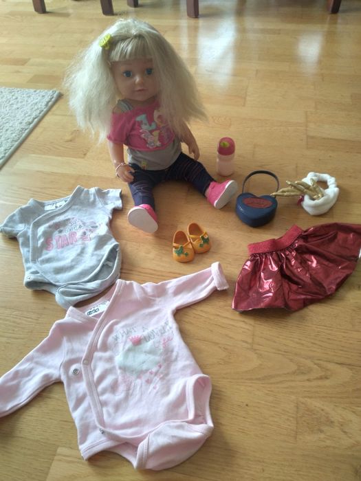 Lalka baby Born z włosami