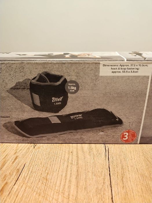 Mankiety z odważnikami 1,5 kg Crivit