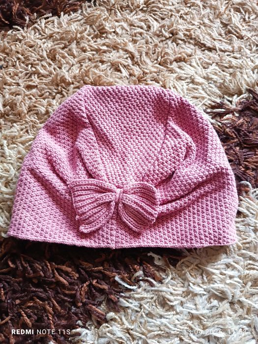 Czapka wiosenna turban rozmiar 86 92 98