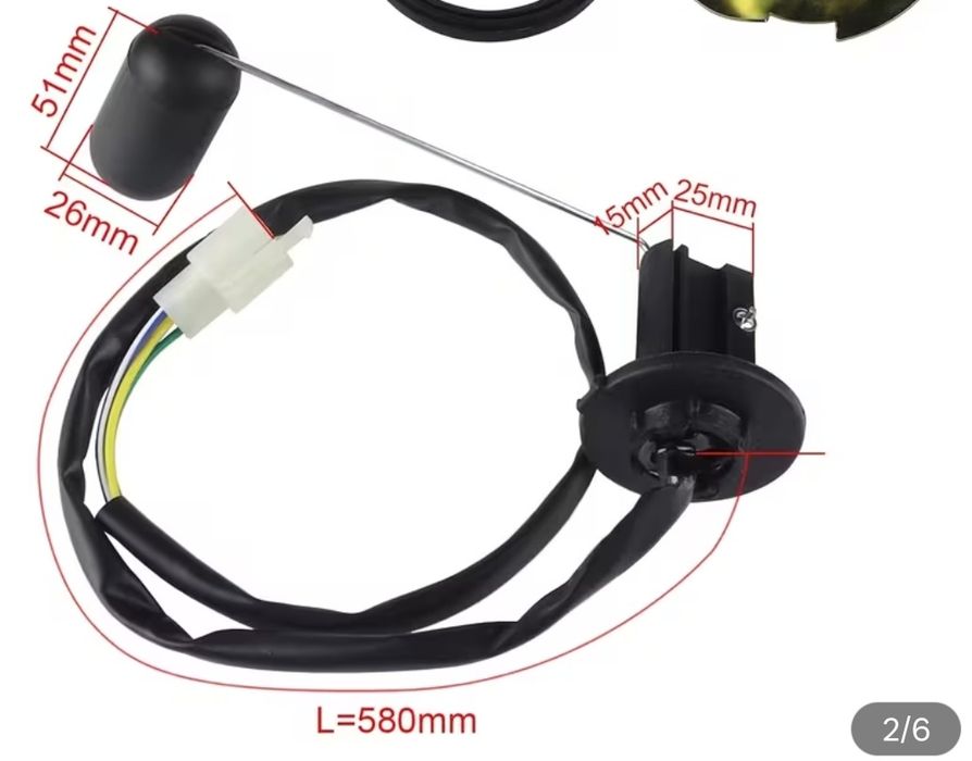 Boia combustível scooter