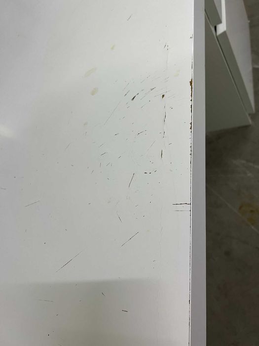 Secretária quarto branca com gavetas IKEA Malm 140x65x73