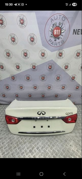 Кришка багажника на Infiniti q50 2013-2017 до рест