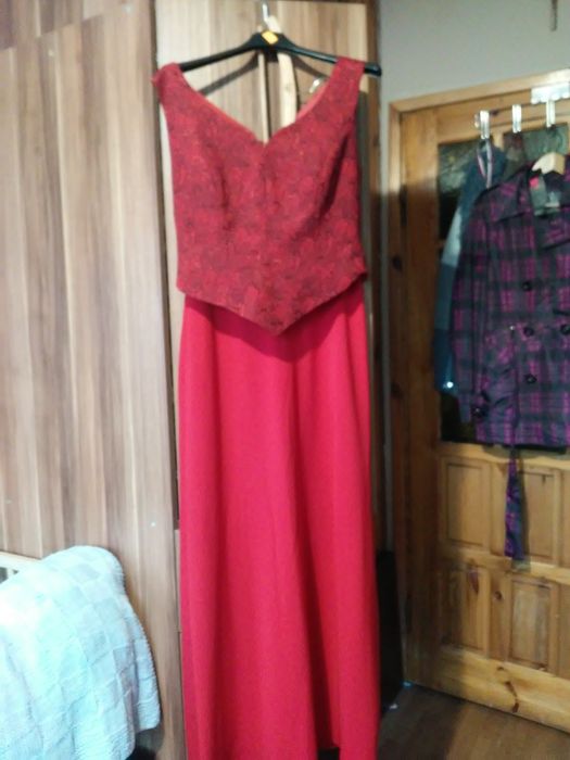 Zestaw spódnica i gorset+szal rozS/M