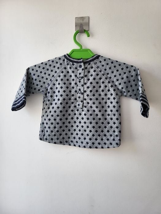 Szara Bluza 56 dla chłopca