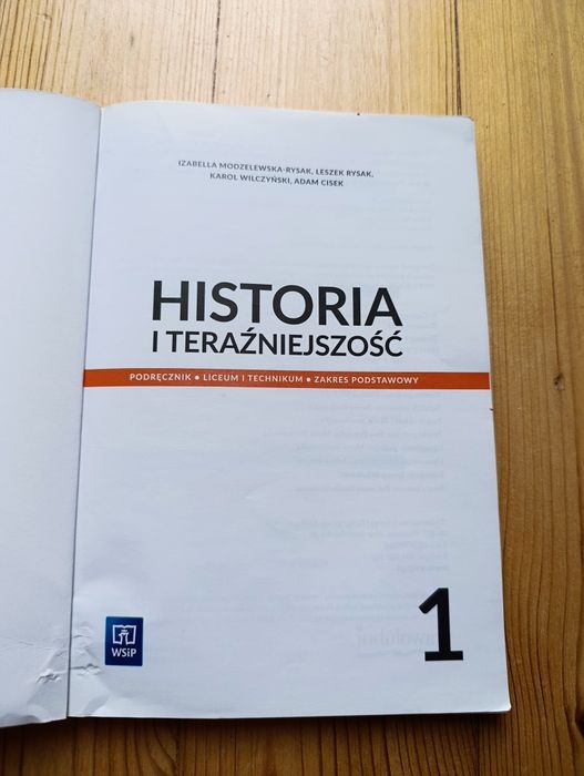 Historia i teraźniejszość klasa 1 szkoła ponadpodstawowa