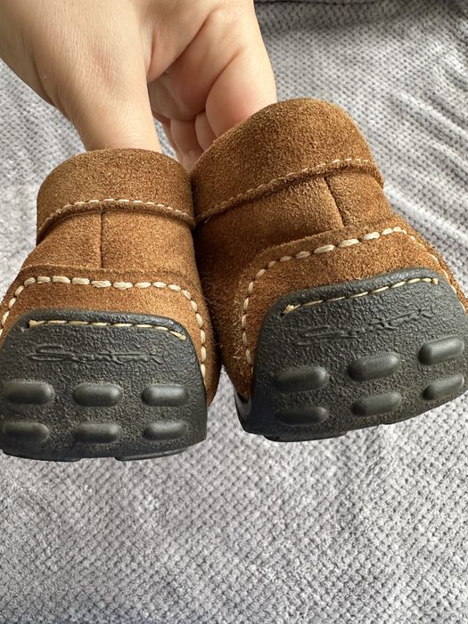 Замшеві мокасини santoni (оригінал)