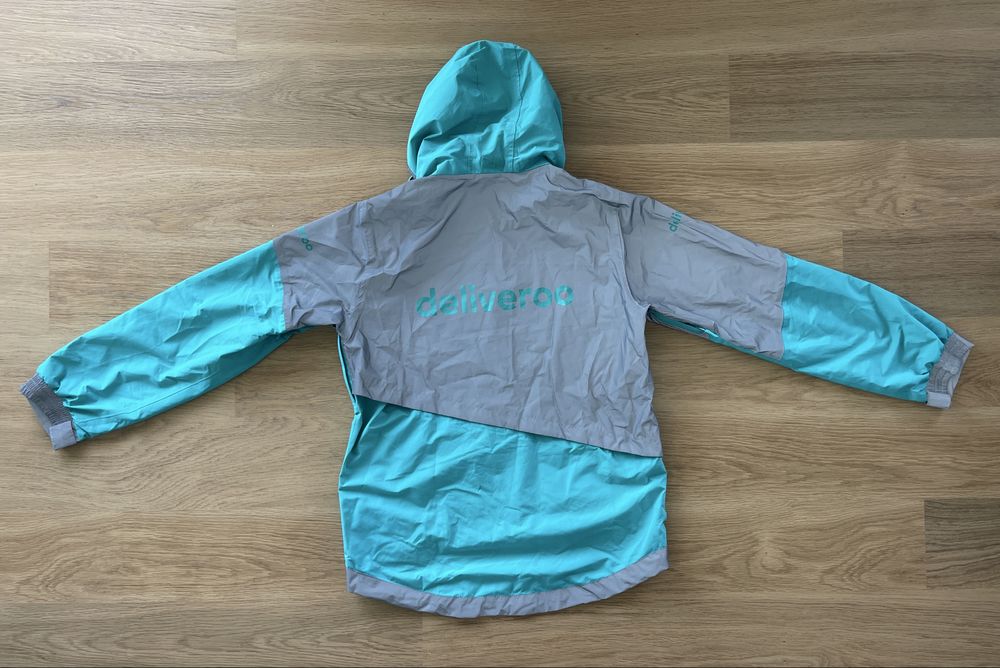 Casaco impermeável da Deliveroo