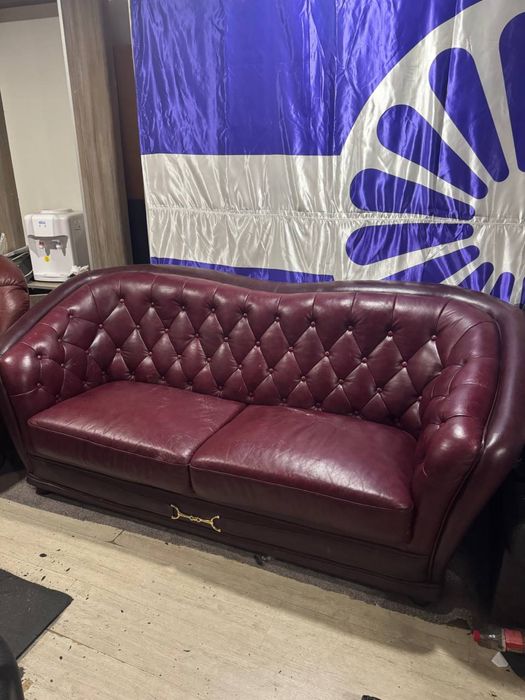 Диван шкіряний/ кожаный диван