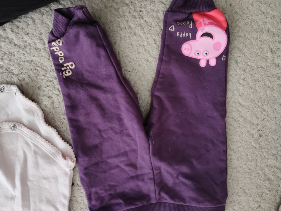 Spodnie dresowe Peppa i body 56-68