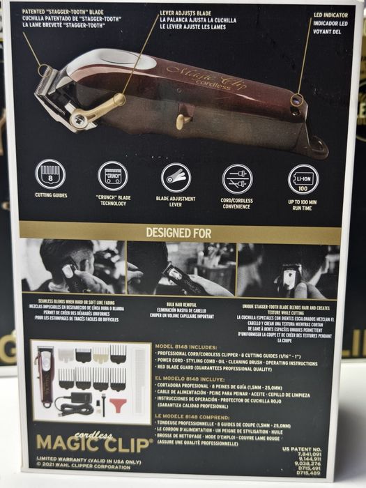 Машинка для стрижки WAHL MAGIC CLIP Cordless