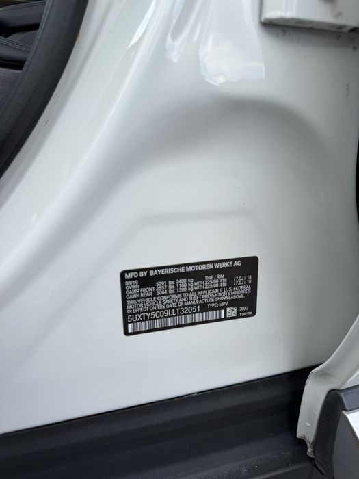 BMW X3 2019 VIN 5UXTY5C09LLT32051 фото оголошення 21 з 24