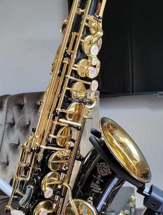 Saksofon altowy SELMER Super Action II JUBILEE  JBL52 czarny, jak nowy